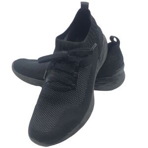 Skechers Black Stretch Knit Sneakers Men Size 7.5 EU 40 Y